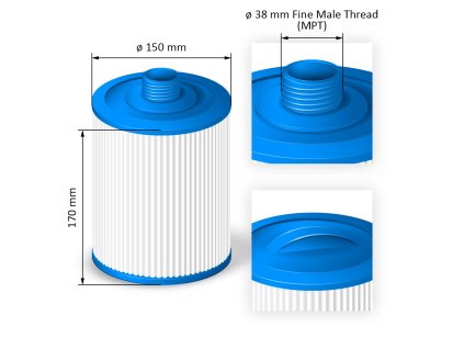 Kartuschenfilter für Whirlpools - SC823