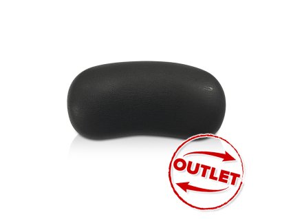 Kopfstütze Universal mit Saugnäpfen - schwarz