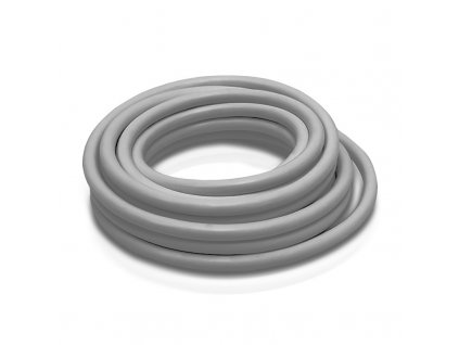 PVC hose - semi-flexible - diameter 25mm - gray