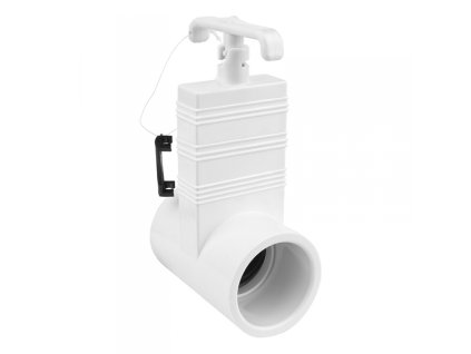 Slice valve with hole and fuse, diameter 52/52 mm