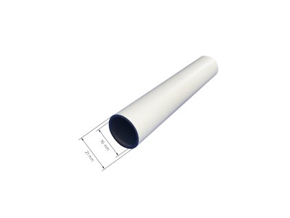Pipe for circulation pumps and blowers diameter 21mm - 1m
