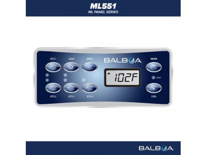 Balboa control panel ML551 - label/ sticker