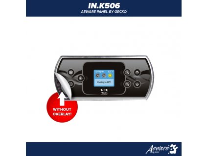 Gecko Aeware control panel IN.K506 - label/ sticker