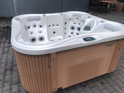 Vířivka Nemo Ex. pro 4 osoby perla/ světle hnědá 210x197x91cm