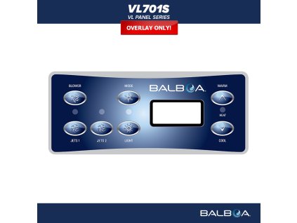 Balboa Ovládací panel VL701S - Polep/ nálepka - 10430