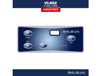 Balboa control panel VL402 - label/ sticker