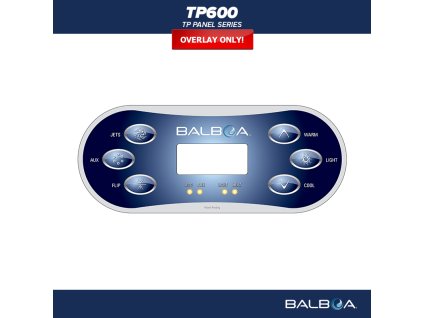 Balboa control panel TP600 - label/ sticker