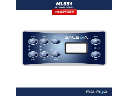 Balboa control panel ML551 - label/ sticker