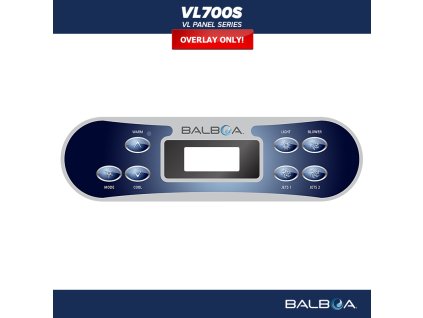 Balboa control panel VL700S - label/ sticker