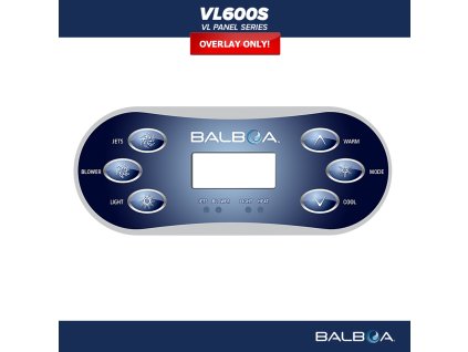 Balboa Ovládací panel VL600S - Polep/ nálepka - 11774