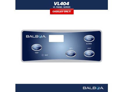 Balboa Ovládací panel VL404 - Polep/ nálepka - 10307