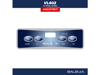 Balboa Ovládací panel VL403 - Polep/ nálepka - 10671