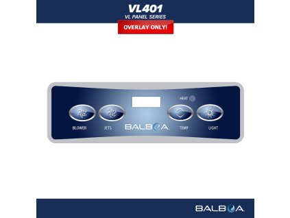 Balboa control panel VL401 - label/ sticker