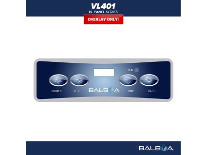Balboa Ovládací panel VL401 - Polep/ nálepka - 10669