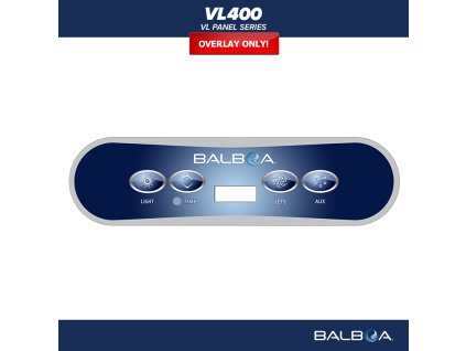 Balboa Ovládací panel VL400 - Polep/ nálepka - 11822