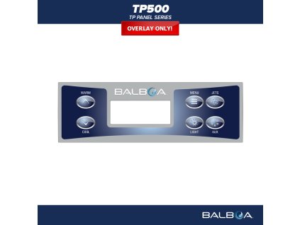 Balboa control panel TP500 - label/ sticker