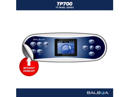 Balboa Ovládací panel TP700 - bez nálepky - 57278-02