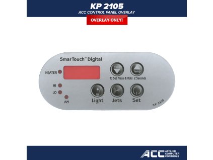 ACC Control panel KP 2105 - Overlap/sticker