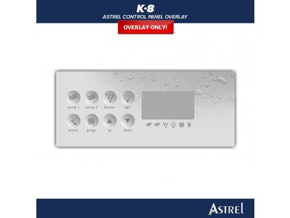 Astrel Control panel K-8 - Sticker/overlap