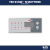 Gecko control panel TSC-8 (10 Buttons)