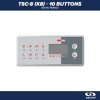 Gecko Ovládací panel TSC-8 (10 Buttons) - 0201-007153