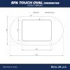 Balboa Ovládací panel SpaTouch Oval - OLD VERSION - 50589-02