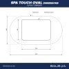 Balboa Ovládací panel SpaTouch Oval - OLD VERSION - 50589-02