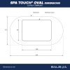 Balboa Schalttafel SpaTouch Oval - NEW VERSION