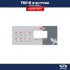 Gecko control panel TSC-8 (8 Buttons) - label/ sticker