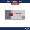 Gecko Schalttafel TSC-18 GE2, 2 Pumps (4 Tasten) - Aufkleber/Label