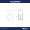 HydroAir Schalttafel - 1 Function, 39 mm - Pump ON/OFF