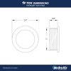 HydroAir Schalttafel - 1 Function, 64 mm - Pump ON/OFF