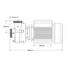 Balboa Massagepumpe für Whirlpool HA440NG - 1.5 HP (2-Geschwindigkeit) - 1023024