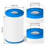 Cartridge filter for hot tubs - SC741