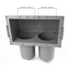 Skimmer für Whirlpool – Komplett Swim SPA (Double)