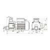 LX Zirkulationspumpe mit Heizung EH75 0,55kW + 3,0kW - CCLXEH75-3.0