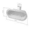 TYPHOON LINEAR SWIM - Stainless - Swimming counterflow jet for Swim Spa
