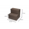 Schodiště Lacan COMPACT - S01/AMERICAN WALNUT - 18980-S01