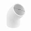 Elbow piece - Plastic 45° inner diameter 50 mm