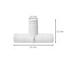 Plastic T-piece-diameter 20mm