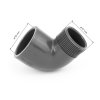 Elbow piece - Plastic 90° inner diameter 50mm
