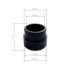Plastic reducer for CG AIR compressors 1.5 "- 40-50mm
