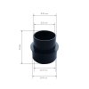 Plastic reducer for CG AIR compressors 1.25 "- 32mm