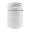 Plastic reducer inner diameter from 50 to 48 mm