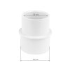 Plastic reducer from outer diameter 60 mm to inner 55 mm