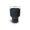 Přechodka - dlouhá D 50 - 25 PVC - z 50mm (vnější) na 25mm (vnitřní) - 01.03.09.00093
