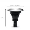 Rising Dragon 5" (126 mm) Multi-port Twin pulse - Smooth Stainless Steel - K77994-02