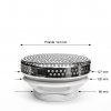 STAINLESS Suction basket to SPA for whirlpool - 122 mm (Thinner version)