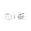 WELLIS Whirlpool-Umwälzpumpe 0,50 PS (0,18 kW) Aqua-Flo Circ-Master CMCP -ACM0841