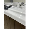 Vířivka Kassiopea pro 6 osob perla/světle hnědá 210x210x92 cm